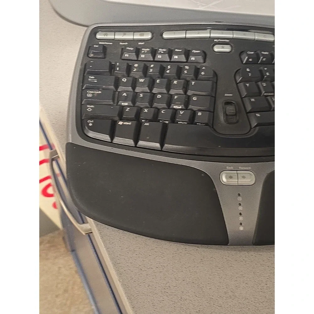 Microsoft Natural Ergonomic Keyboard 4000 v1.0 Model KU-0462 USB Tested